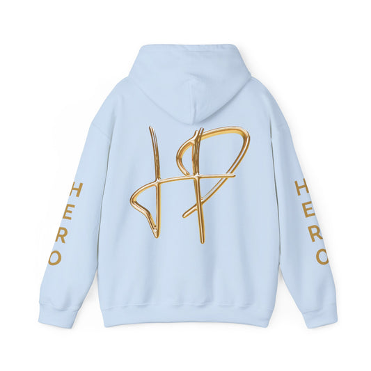 Light Blue Bold Logo Hoodie