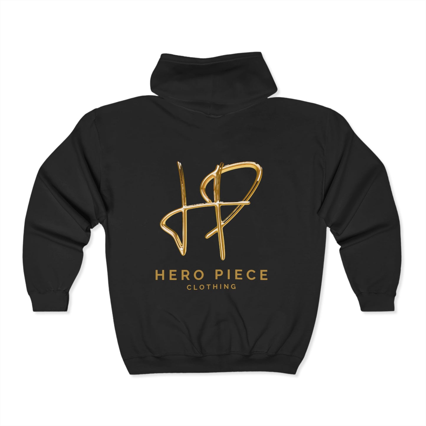 HERO PIECE Unisex Full Zip Hoodie - Stylish and Cozy Sweatshirt