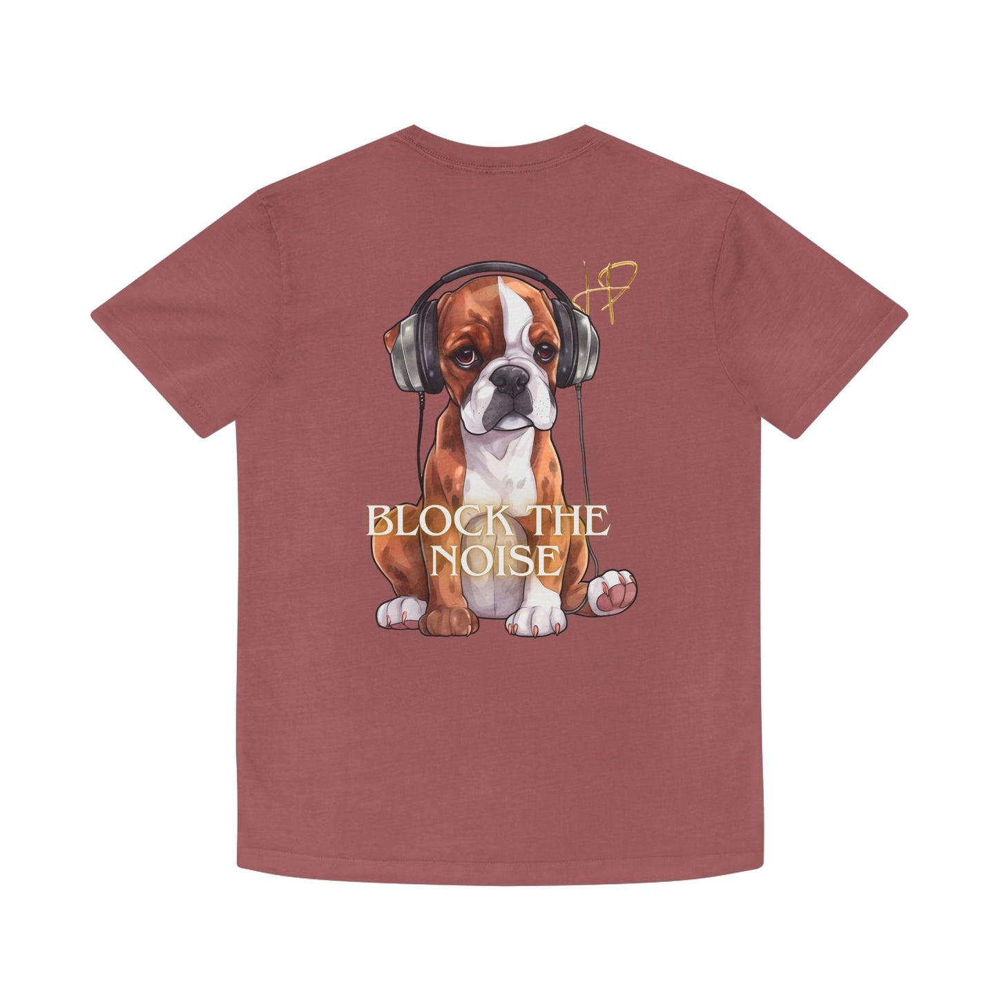 Faded unisex T-Shirt - Block the Noise Design