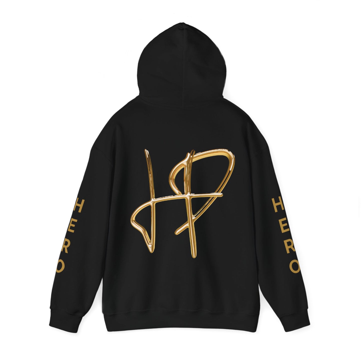 Black Bold Logo Hoodie