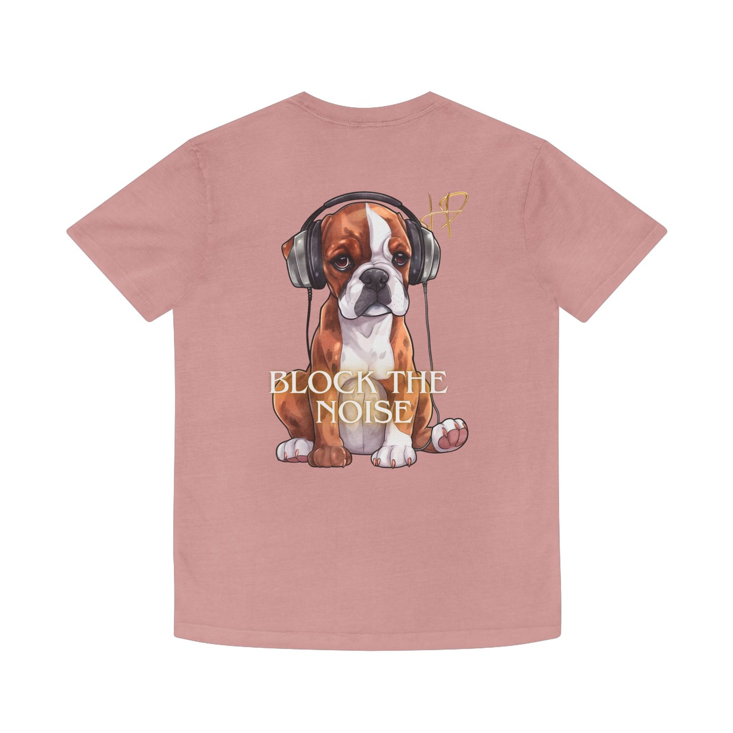 Faded unisex T-Shirt - Block the Noise Design