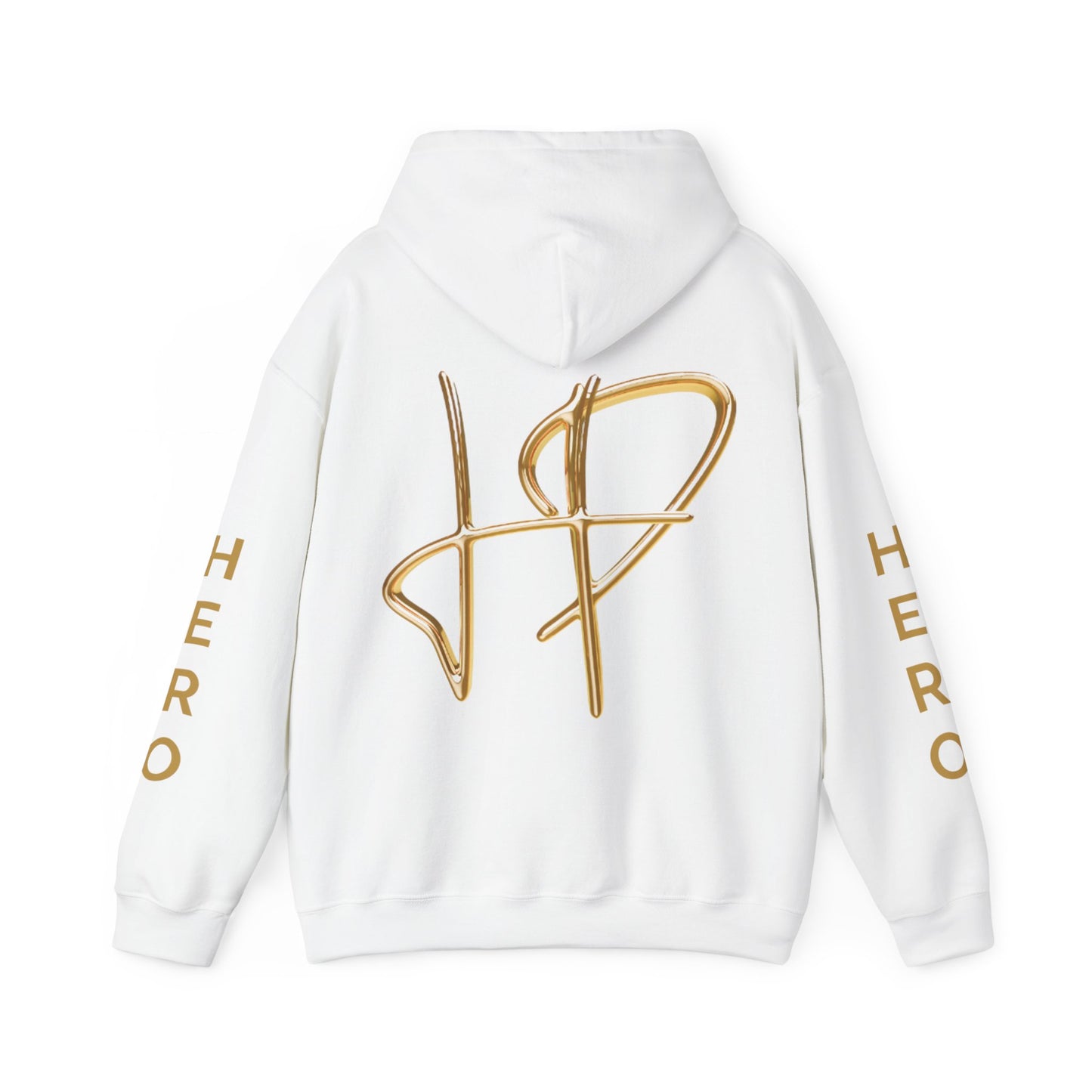 White Bold Logo Hoodie