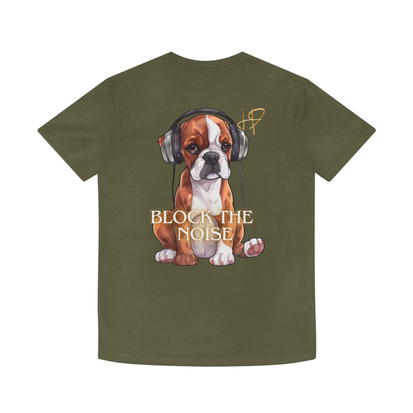 Faded unisex T-Shirt - Block the Noise Design