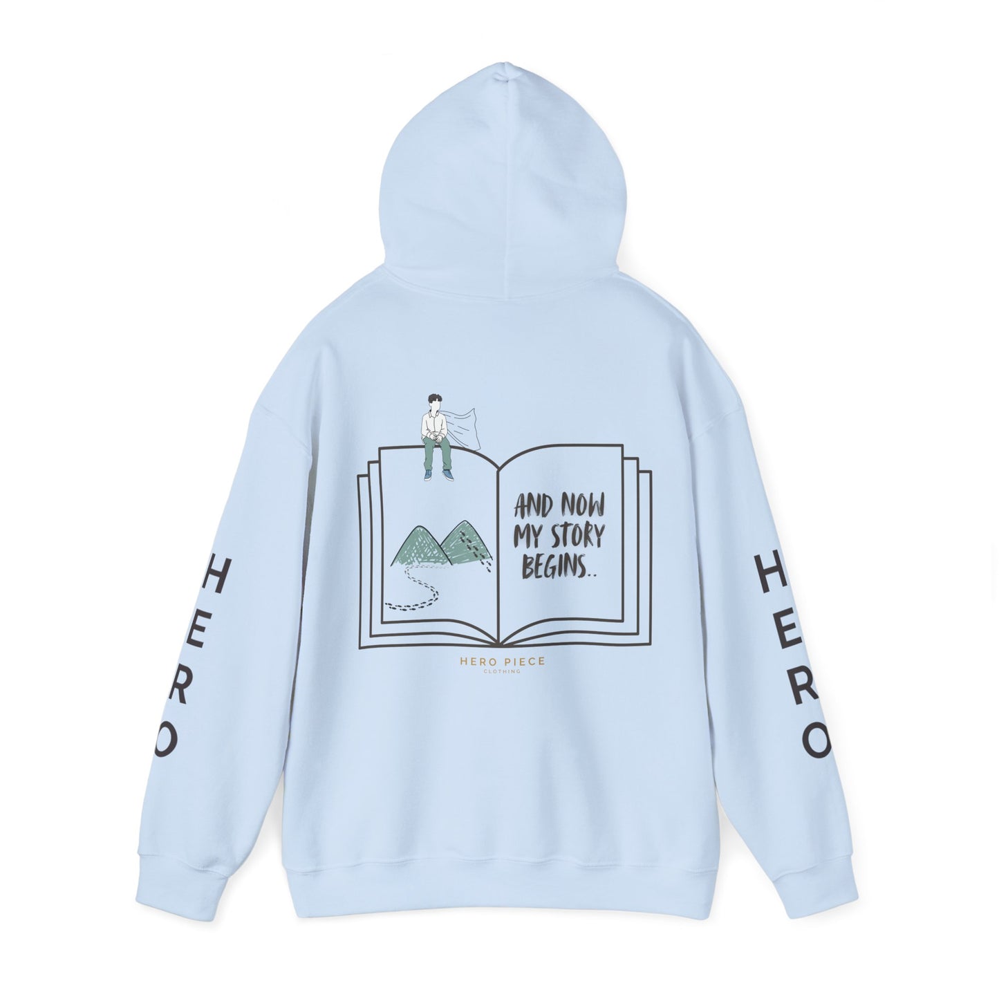 Light Blue Inspirational Hoodie - Unisex Sweatshirt