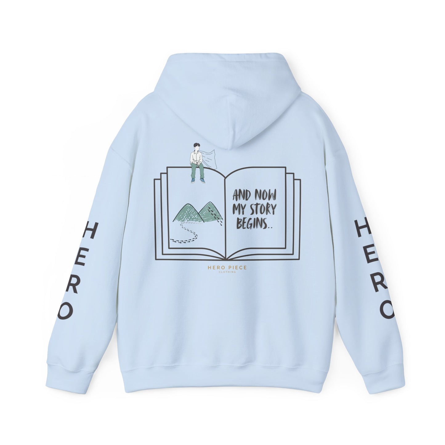 Light Blue Inspirational Hoodie - Unisex Sweatshirt