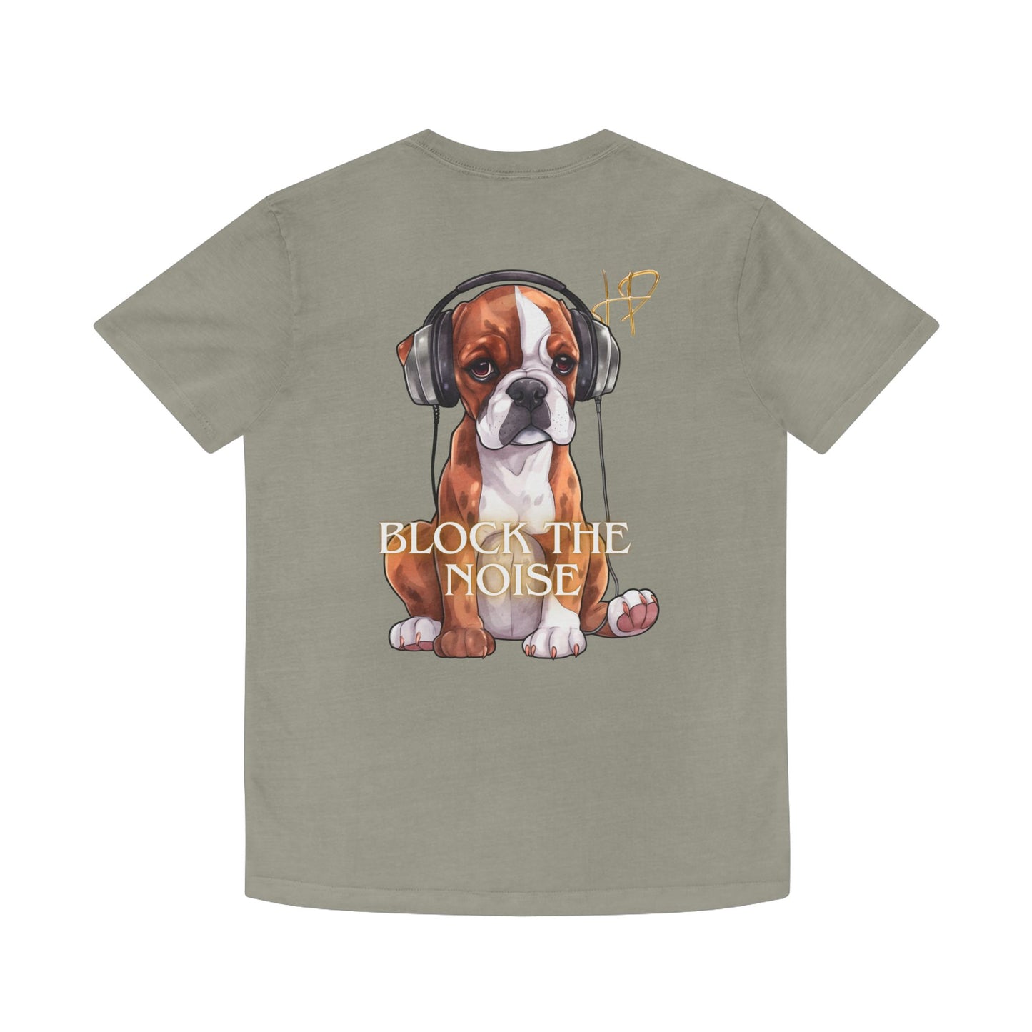 Faded unisex T-Shirt - Block the Noise Design