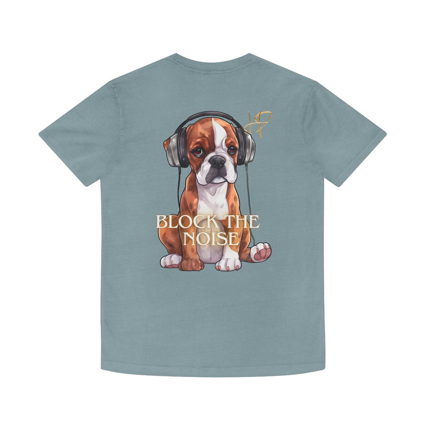 Faded unisex T-Shirt - Block the Noise Design