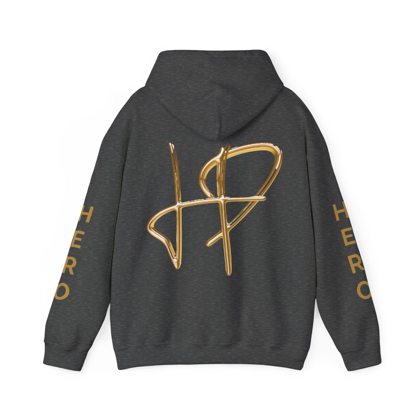 Dark Heather Hooded Sweatshirt