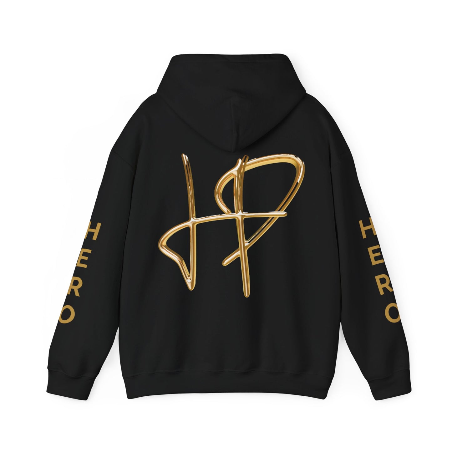 Black Bold Logo Hoodie