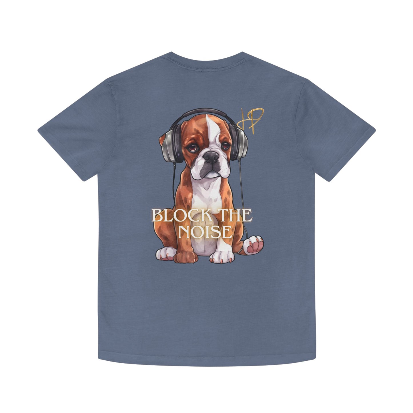 Faded unisex T-Shirt - Block the Noise Design