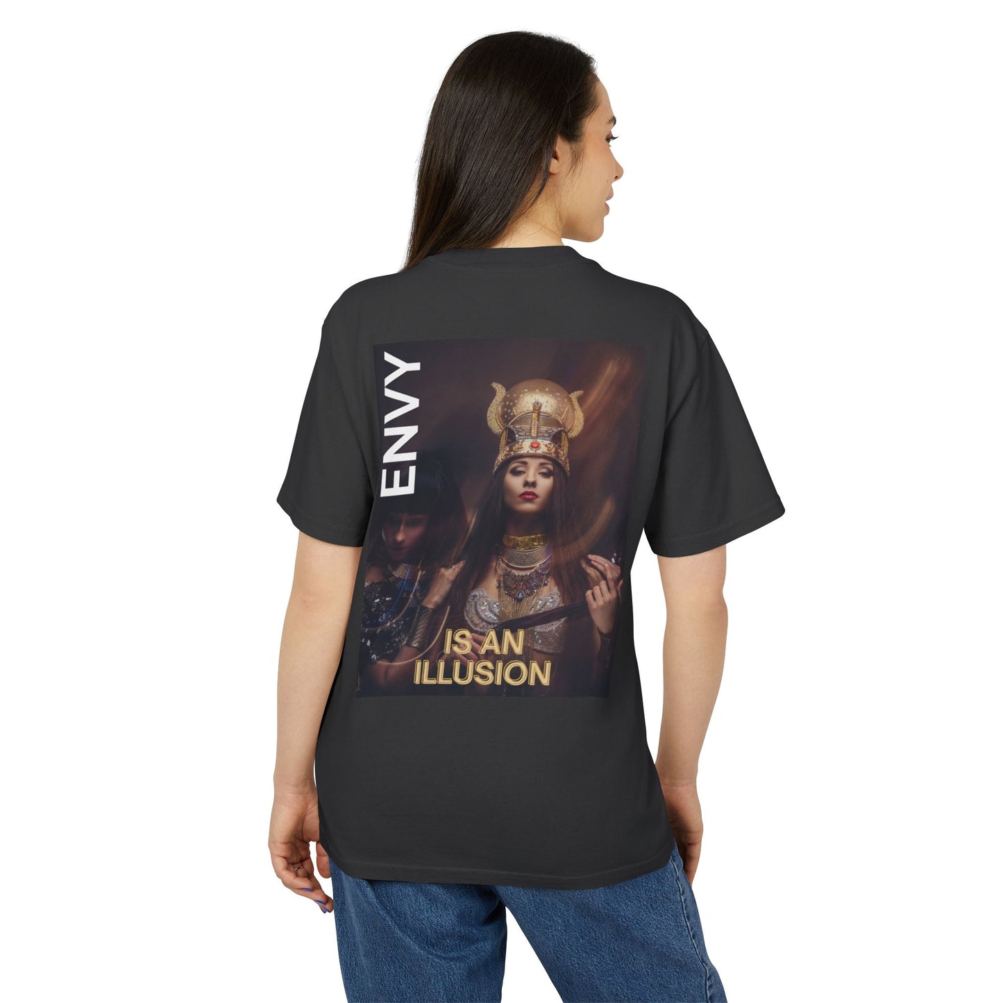 Unisex Heavy Faded Tee - 'Envy is an Illusion' Graphic T-Shirt for Trendsetters