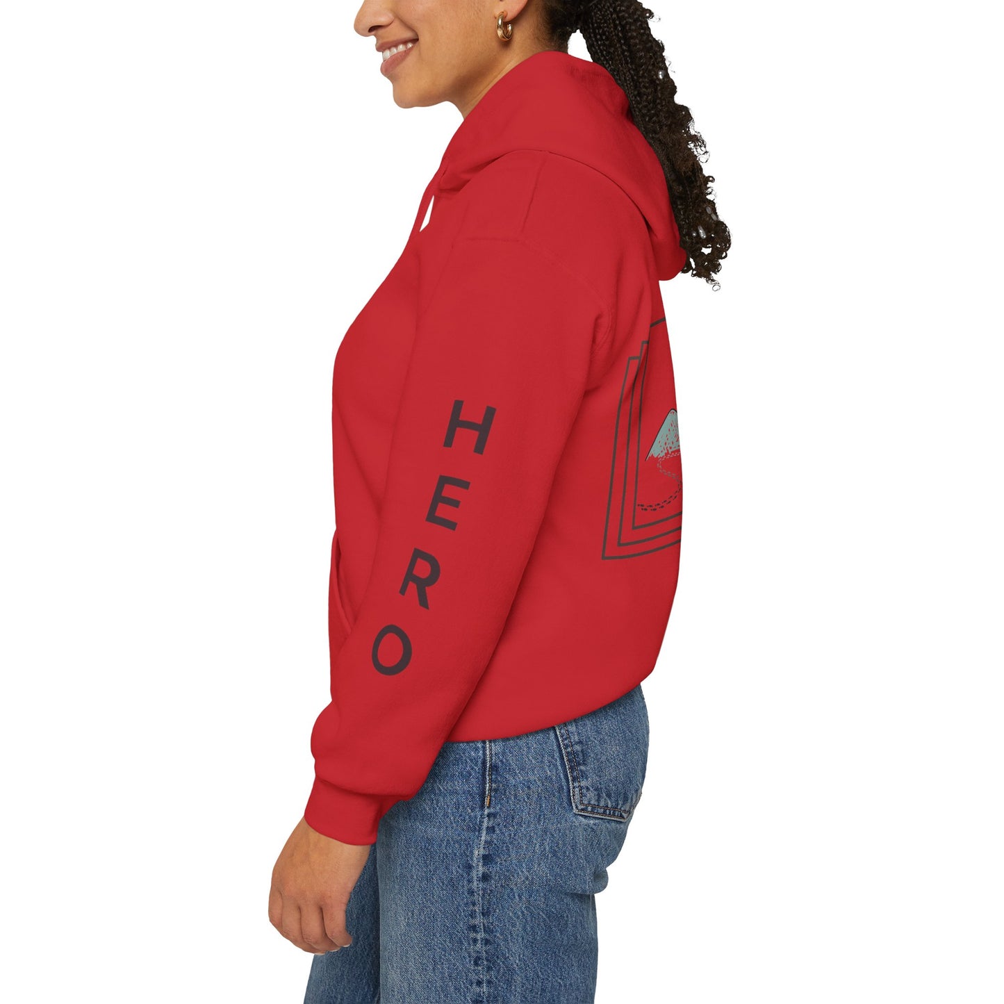 Inspirational Unisex Hoodie Red