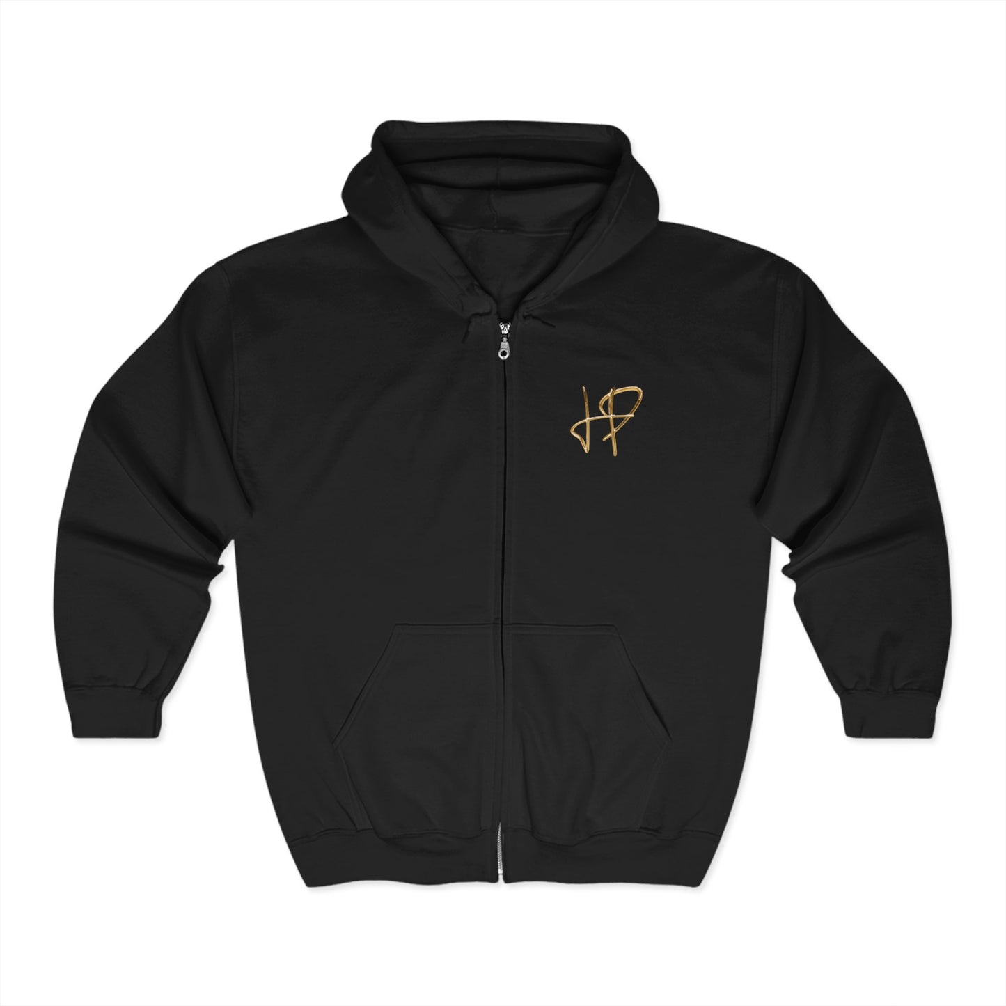 Full Zip Hooded Sweatshirt - 'The Hero is Me' Graphic Design