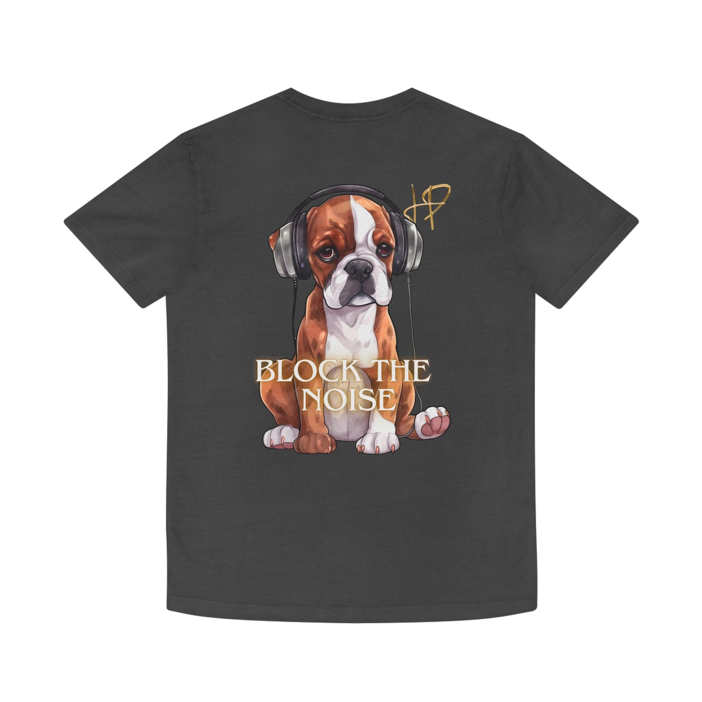 Faded unisex T-Shirt - Block the Noise Design