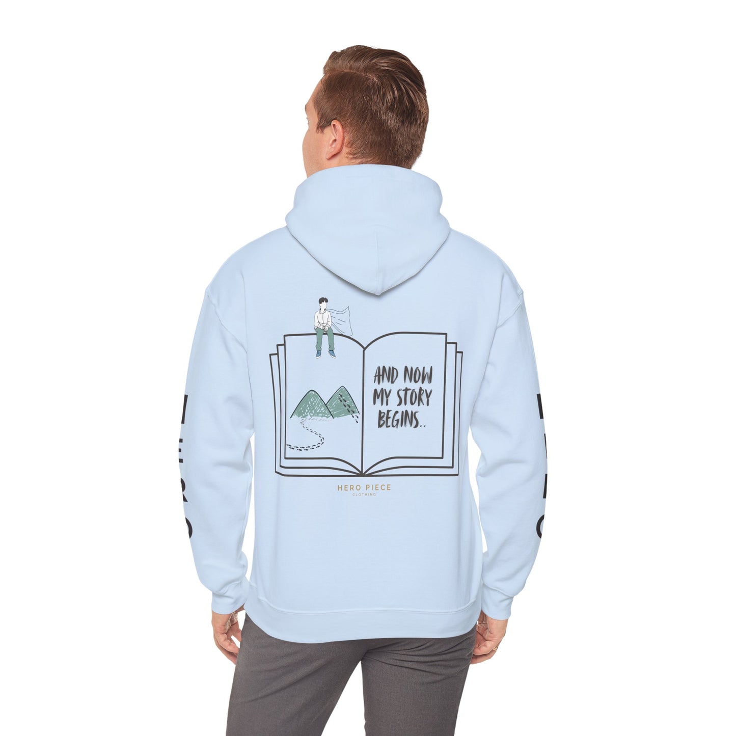 Light Blue Inspirational Hoodie - Unisex Sweatshirt