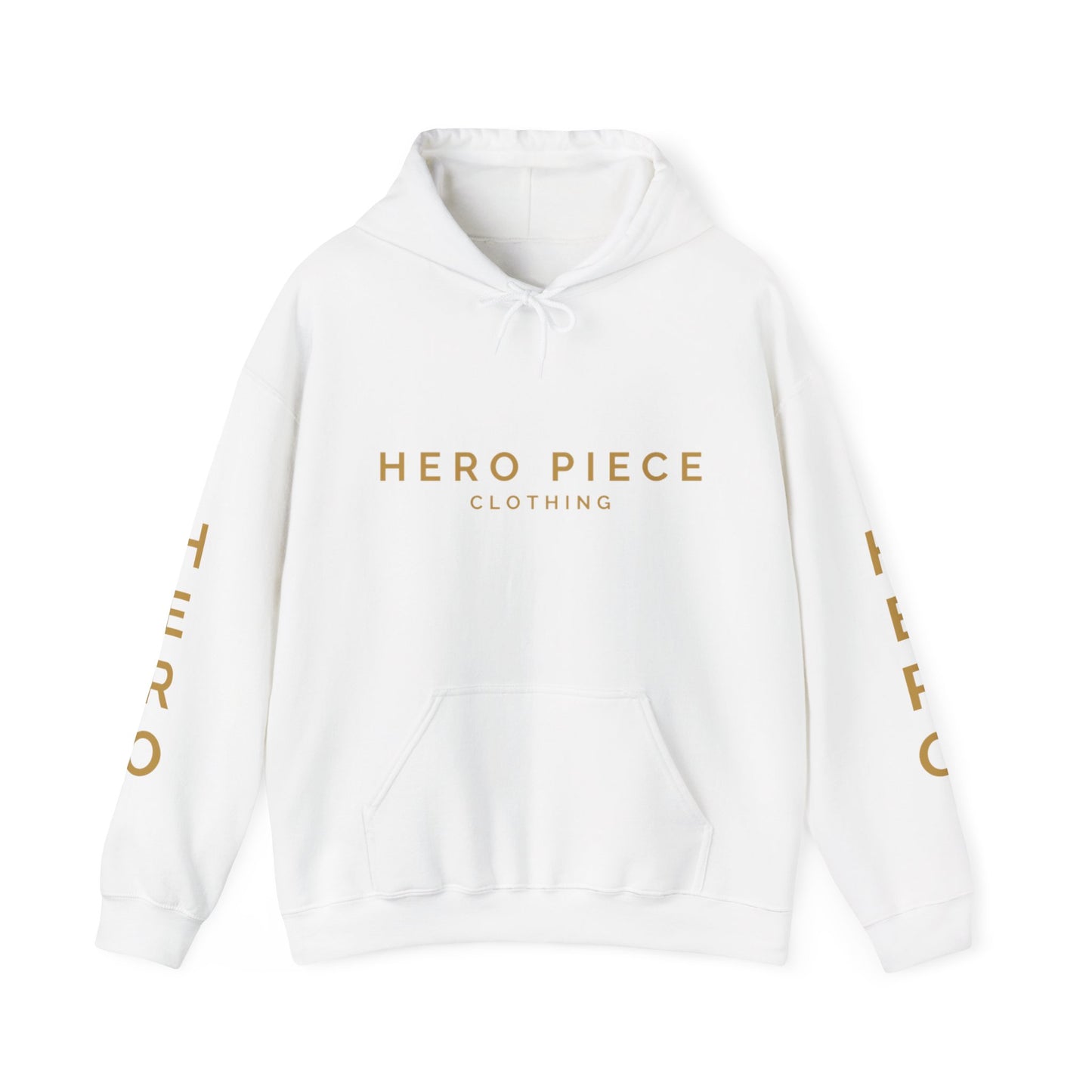 White Bold Logo Hoodie
