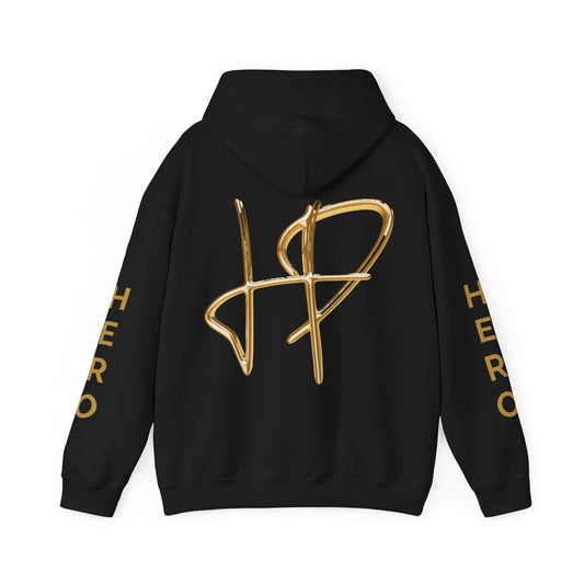 Black Bold Logo Hoodie