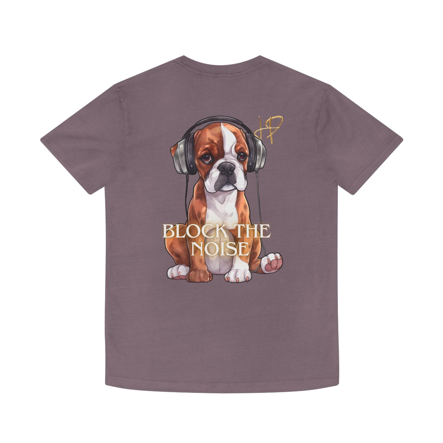 Faded unisex T-Shirt - Block the Noise Design